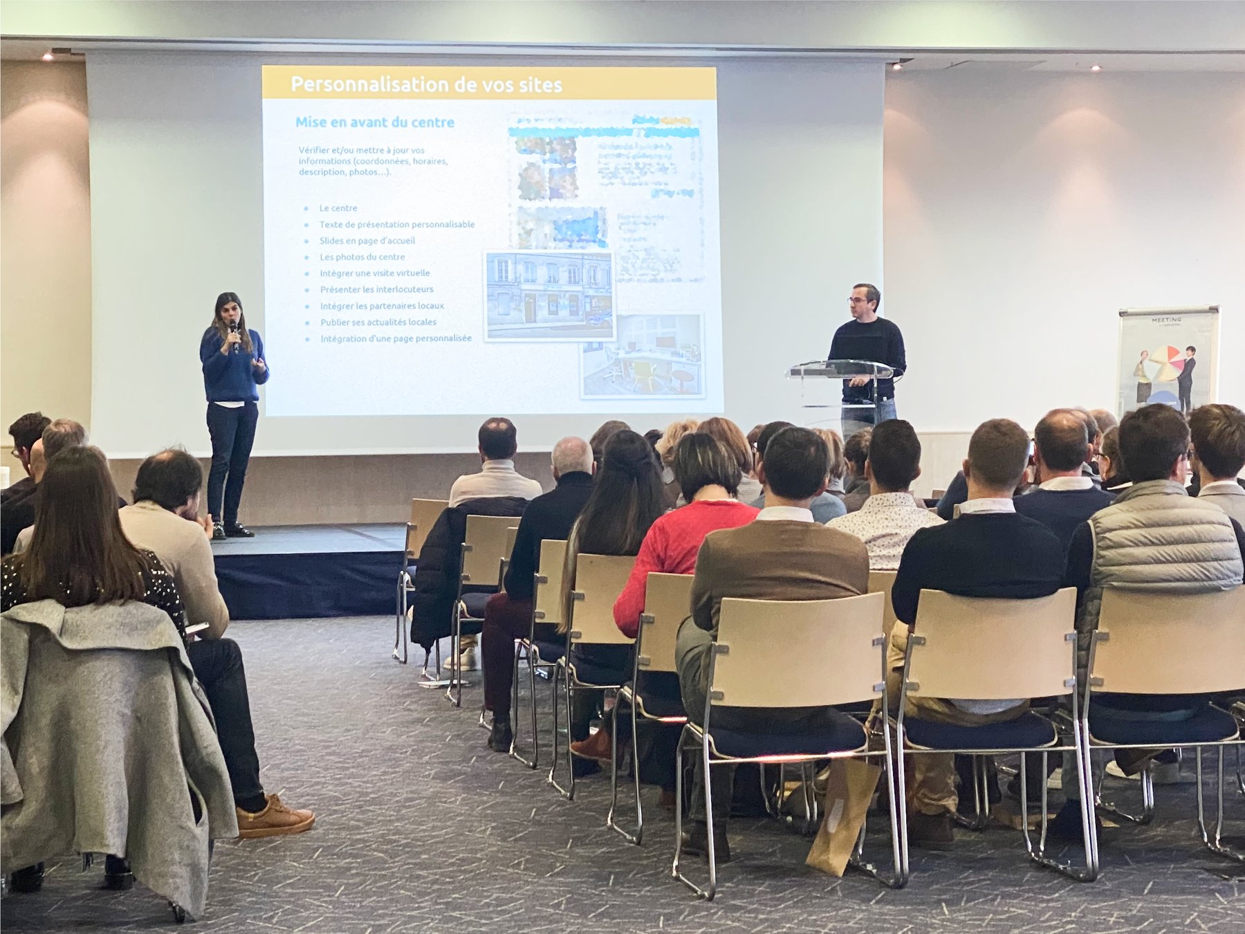Présentation de la plateforme Micrologiciel lors d'un événement réseau